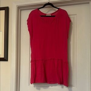 Flowy Red Top